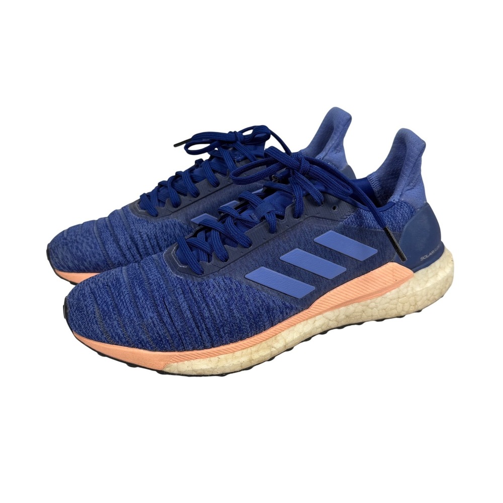 Adidas Solar Glide Running Shoes Womens 9 UK 7.5 AQ0334 Boost Blue Athleisure